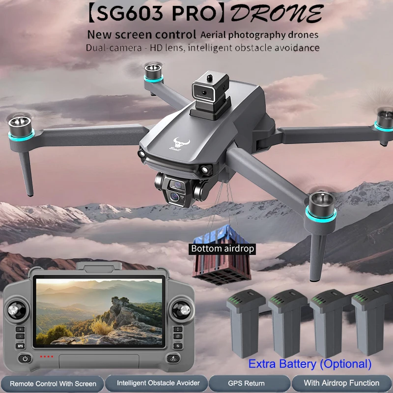 Drone Rc Team City - SG603 PRO Drone with Large Screen