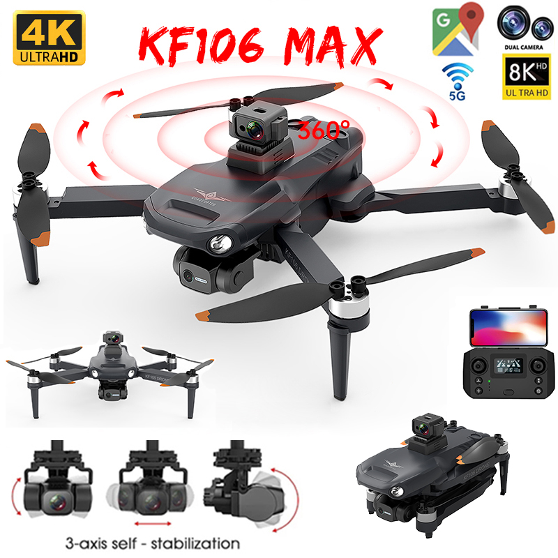 2022 NEW KF106 Max Drone 8K Pr - Drone Rc Team City ulasan dan harga