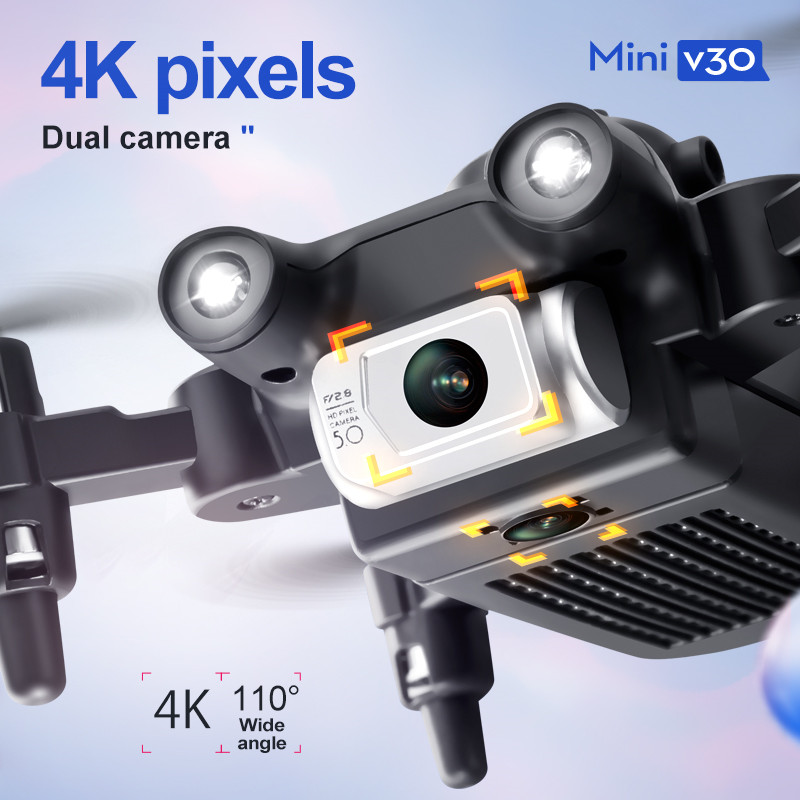 Mini V30 WiFi FPV Drone With 4 - Drone Rc Team City ulasan dan harga