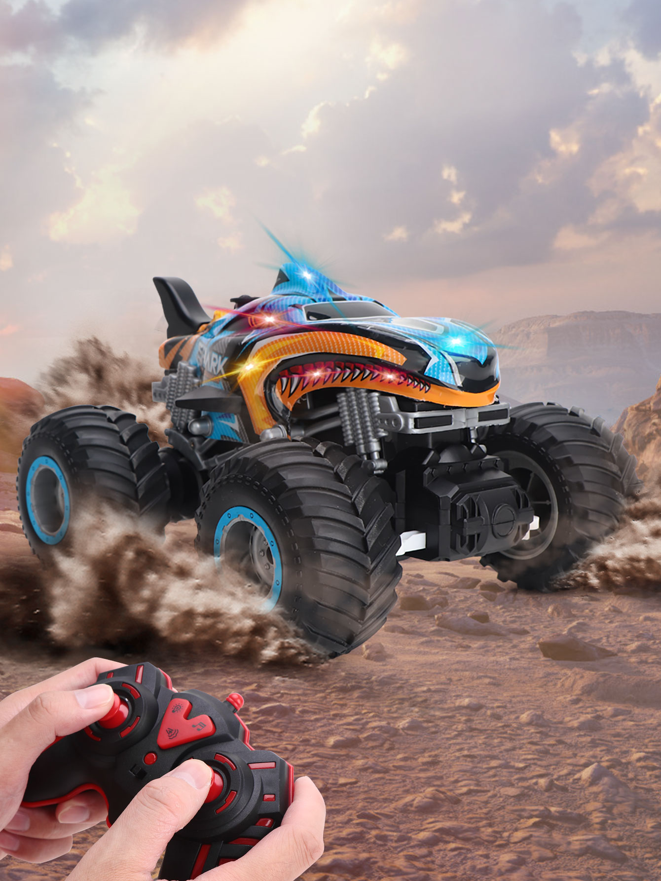 1:16, 2.4 GHz All-Terrain Mons - Drone Bike Rc ulasan dan harga