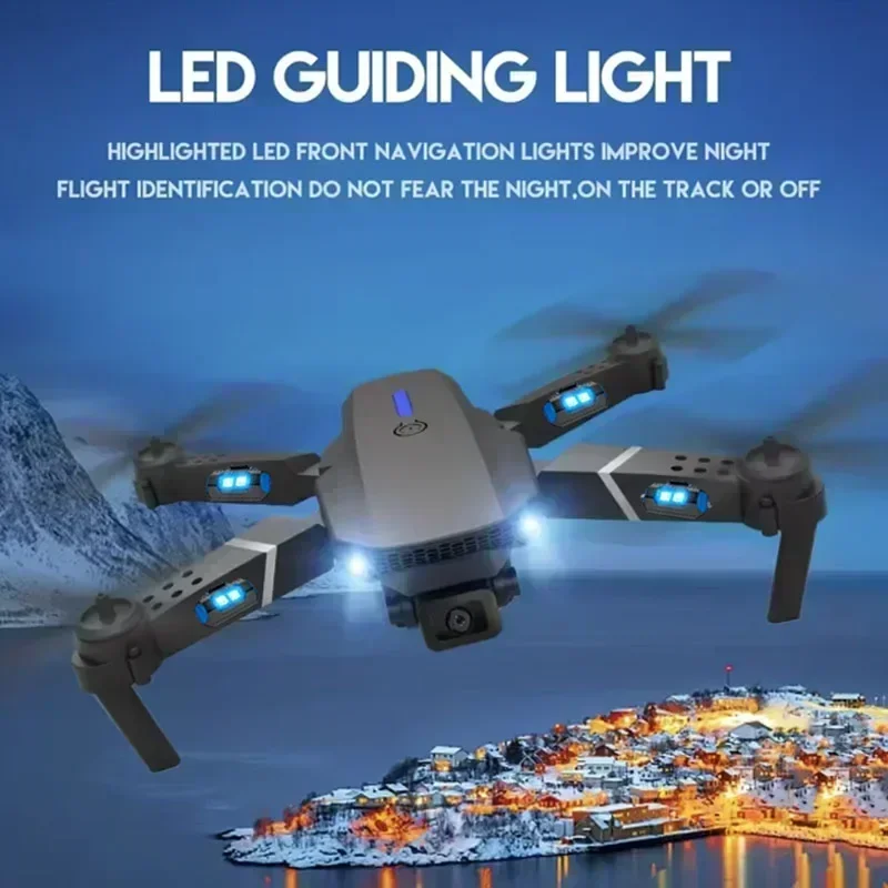 E88 Pro WIFI FPV Drone Wide An - Drone Rc Pro ulasan dan harga