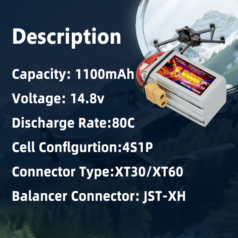 TERANTY 4S 1100mAh 80C/160C Li - Drone Rc Board ulasan dan harga