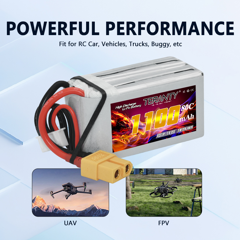 TERANTY 4S 1100mAh 80C/160C Li - Drone Rc Board ulasan dan harga