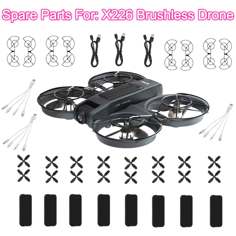 X226 Brushless RC Drone Remote - Drone Rc X226 ulasan dan harga