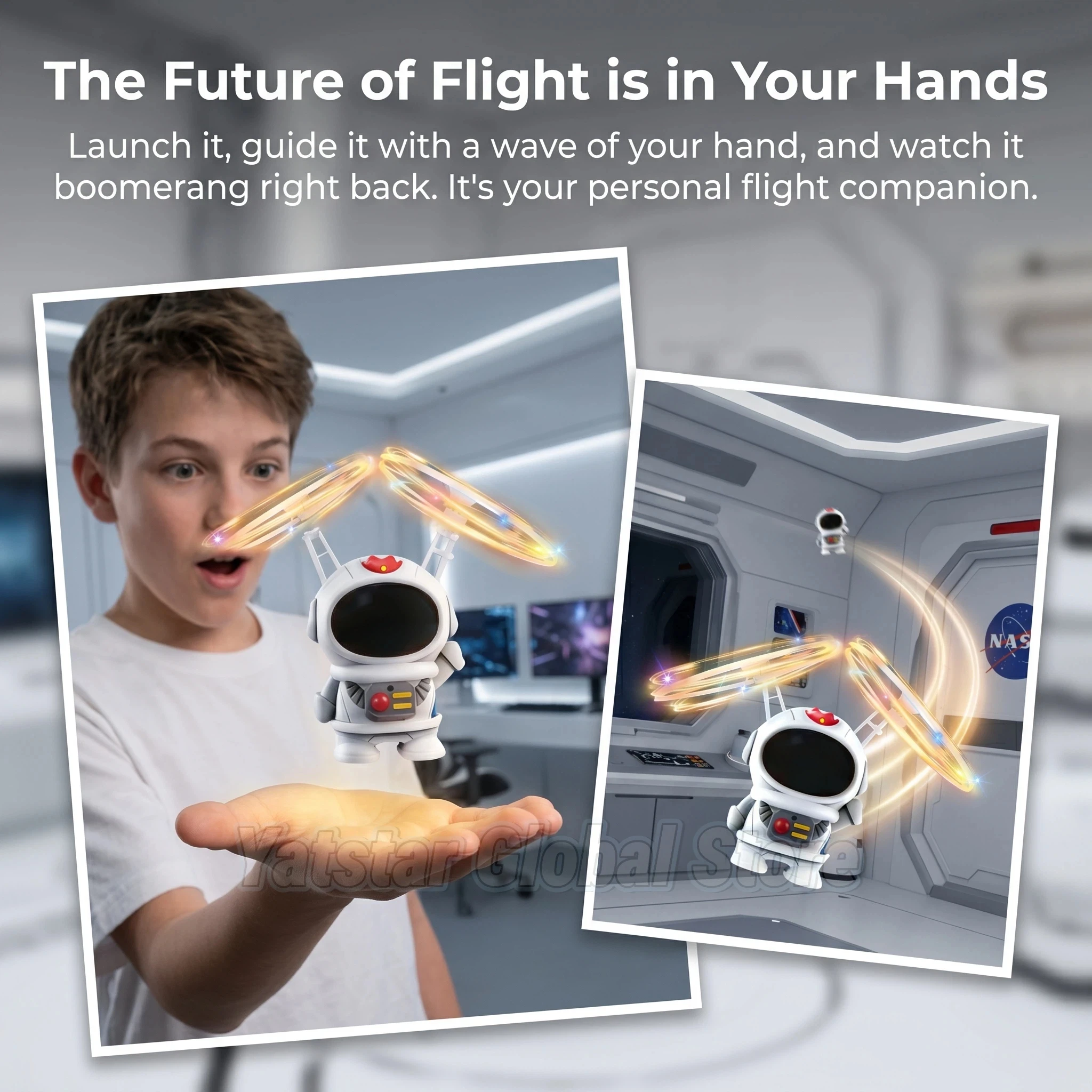 Creative Mini Astronaut Drone  - Drone Pro Rc Ufo ulasan dan harga
