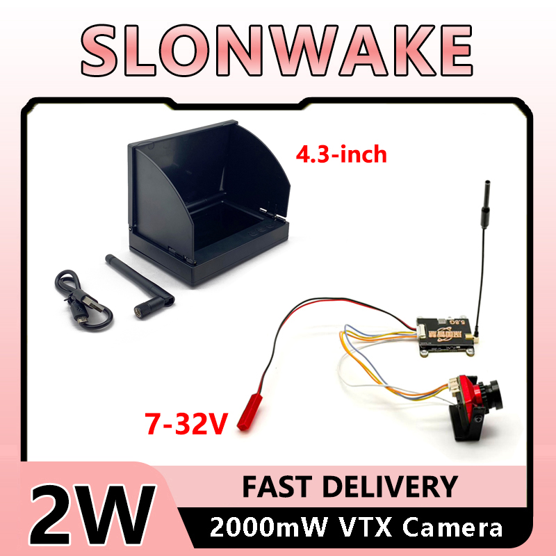 SLONWAKE FPV 5.8G 2W transmitt - Fpv Camera Cmos ulasan dan harga