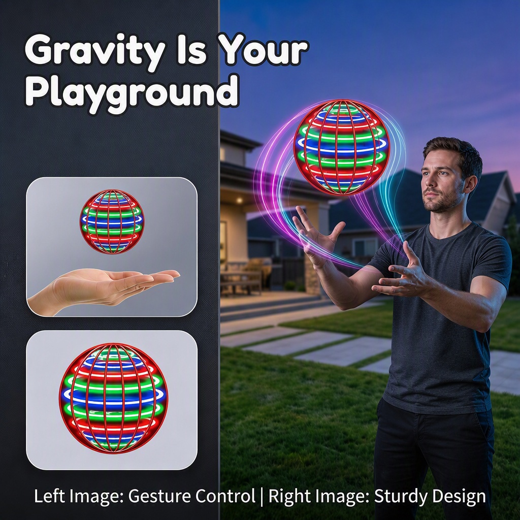 Magic Hand Control Flying Ball - Drone Pro Rc Ufo ulasan dan harga